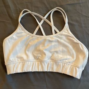 BuffBunny White Camo Sports Bra